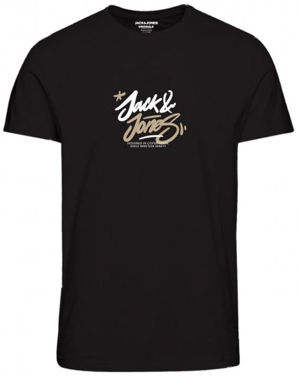 Jack & Jones JORSEQUOIA T-Shirt Black - T-krekli - T-krekli - 2XL-14XL