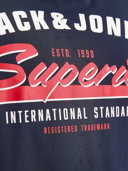 Jack & Jones LOGO O-Neck T-Shirt Dark Blue - T-krekli - T-krekli - 2XL-14XL