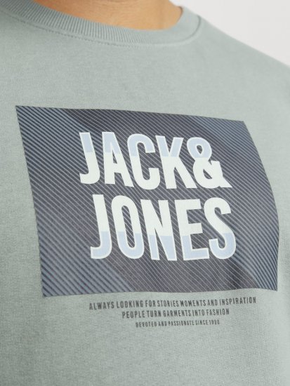 Jack & Jones HUDSON Sweatshirt Iceberg Green - Džemperi un džemperi ar kapuci - Džemperi - 2XL-14XL