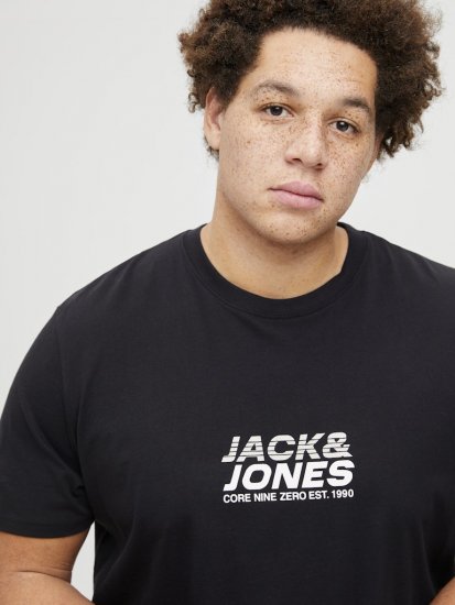 Jack & Jones Tarmac Branding Crew Neck T-Shirt Black - T-krekli - T-krekli - 2XL-14XL