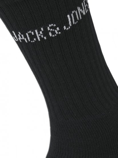Jack & Jones REGEN Tennis Socks 9-Pack Black - Zeķes - Vīriešu lielās zeķes