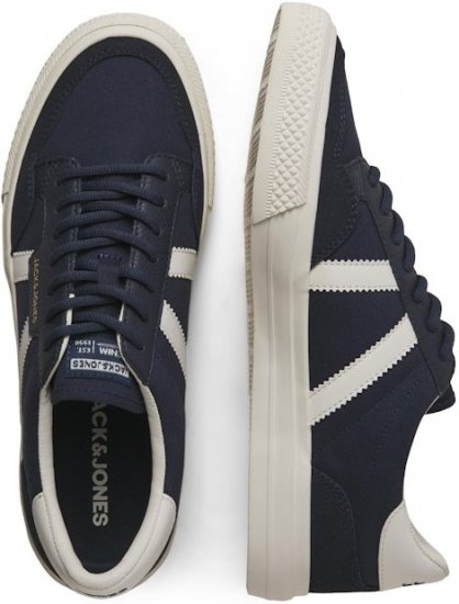 Jack & Jones Morden Canvas Special Sneakers Navy Blazer/MarshM - Vīriešu apavi 40-52 - 