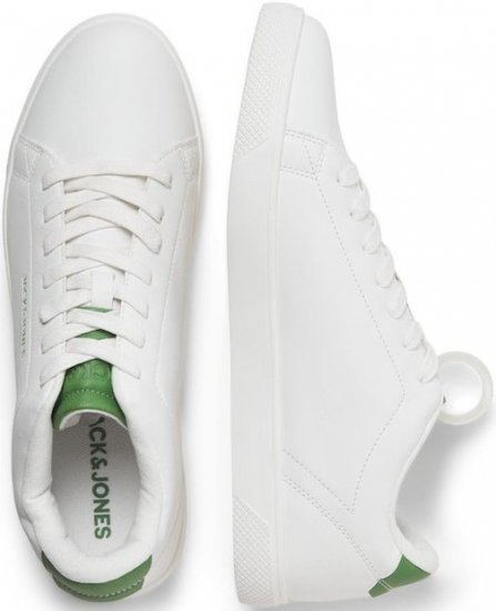 Jack & Jones Bosley Sneakers White/MEDIUM GREEN - Vīriešu apavi 40-52 - 