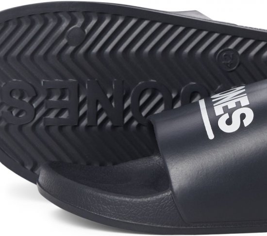 Jack & Jones Wollie Slippers Black - Vīriešu apavi 40-52 - 