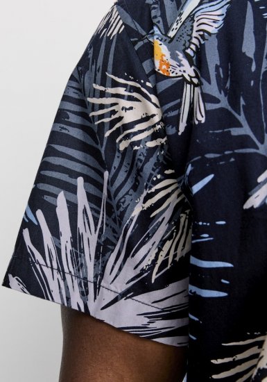 Jack & Jones Hawaii AOP Shirt Blue - Krekli - Krekli - 2XL-8XL