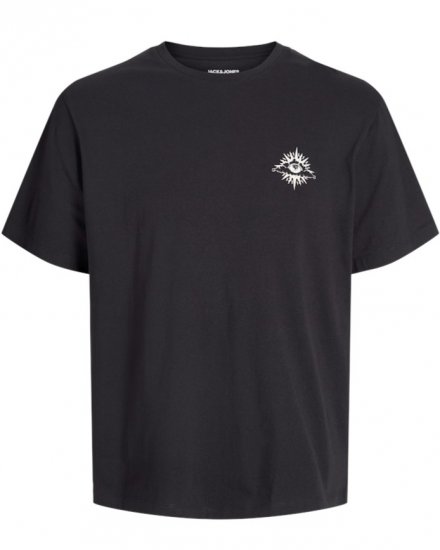 Jack & Jones Jackie Crew Neck T-Shirt Black - T-krekli - T-krekli - 2XL-14XL