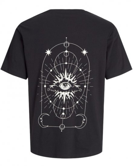  Jack & Jones Jackie Crew Neck T-Shirt Black - T-krekli - T-krekli - 2XL-14XL
