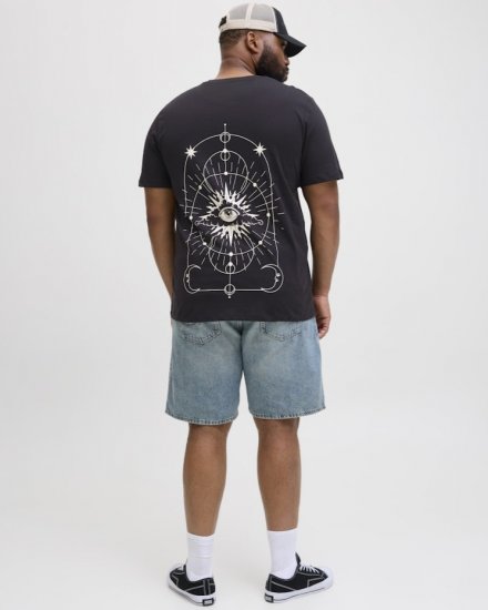  Jack & Jones Jackie Crew Neck T-Shirt Black - T-krekli - T-krekli - 2XL-14XL