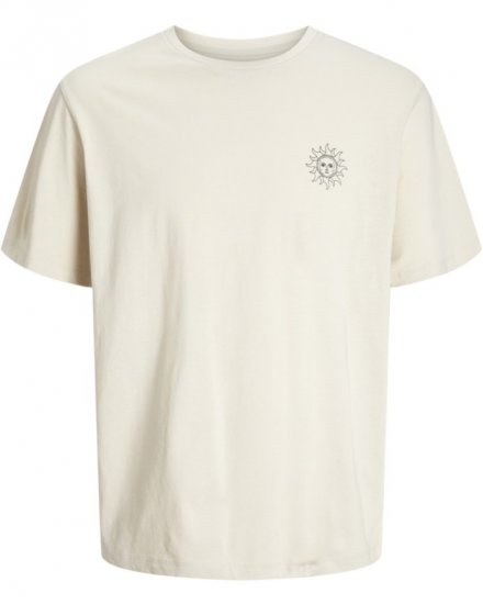 Jack & Jones Jackie Crew Neck T-Shirt Moonbeam - T-krekli - T-krekli - 2XL-14XL