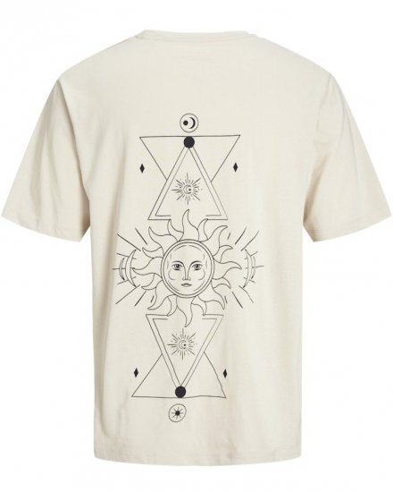 Jack & Jones Jackie Crew Neck T-Shirt Moonbeam - T-krekli - T-krekli - 2XL-14XL