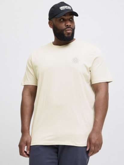 Jack & Jones Jackie Crew Neck T-Shirt Moonbeam - T-krekli - T-krekli - 2XL-14XL