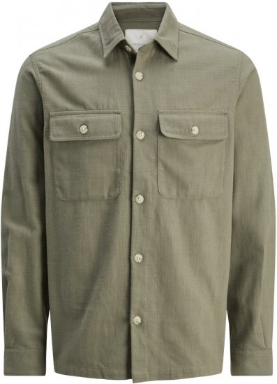 Jack & Jones Raymond Spring Long Sleeve Overshirt Green - Krekli - Krekli - 2XL-8XL