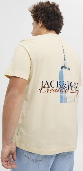 Jack & Jones Boston Photo Crew Neck T-Shirt Antique White - T-krekli - T-krekli - 2XL-14XL