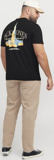 Jack & Jones Boston Photo Crew Neck T-Shirt Black - T-krekli - T-krekli - 2XL-14XL