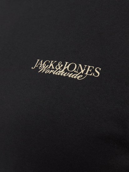 Jack & Jones Boston Photo Crew Neck T-Shirt Black - T-krekli - T-krekli - 2XL-14XL