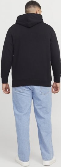 Jack & Jones Frederiksberg Box Script Hoodie Black - Džemperi un džemperi ar kapuci - Džemperi - 2XL-14XL