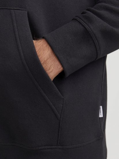 Jack & Jones Frederiksberg Box Script Hoodie Black - Džemperi un džemperi ar kapuci - Džemperi - 2XL-14XL