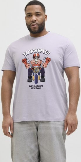 Jack & Jones Anatomy Skull Crew Neck T-Shirt Violet - T-krekli - T-krekli - 2XL-14XL