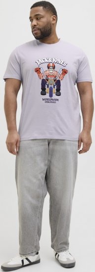 Jack & Jones Anatomy Skull Crew Neck T-Shirt Violet - T-krekli - T-krekli - 2XL-14XL