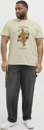 Jack & Jones Anatomy Skull Crew Neck T-Shirt Antique White - T-krekli - T-krekli - 2XL-14XL