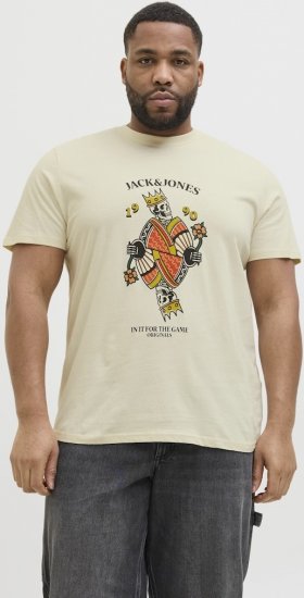 Jack & Jones Anatomy Skull Crew Neck T-Shirt Antique White - T-krekli - T-krekli - 2XL-14XL