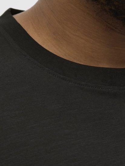 Jack & Jones Split Pocket Print T-Shirt Black - T-krekli - T-krekli - 2XL-14XL