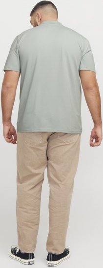 Jack & Jones Fusion Pique Zipper Polo Green/Blue - Polo krekli - Polo krekli - 2XL-8XL