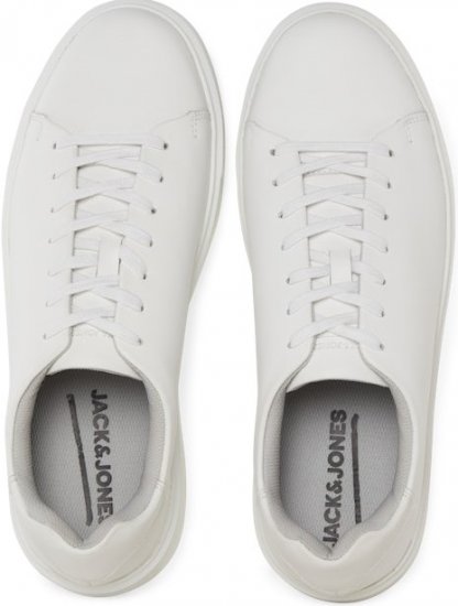 Jack & Jones Stockholm Leather Sneakers Bright White/Leather - Vīriešu apavi 40-52 - 
