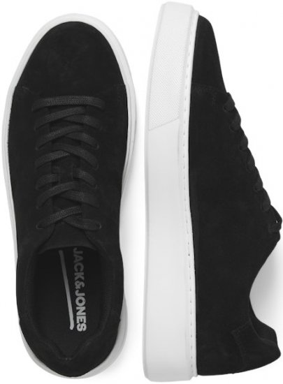 Jack & Jones Stockholm Leather Sneakers Black/Suede - Vīriešu apavi 40-52 - 