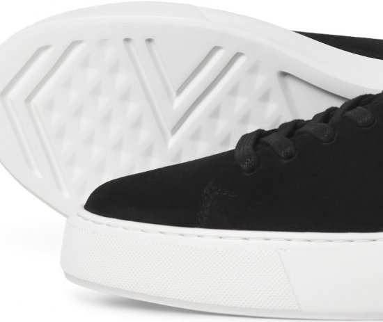 Jack & Jones Stockholm Leather Sneakers Black/Suede - Vīriešu apavi 40-52 - 
