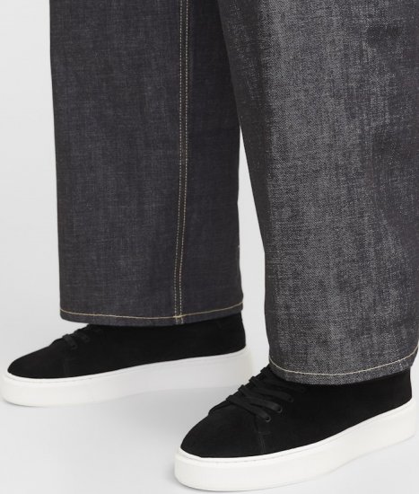 Jack & Jones Stockholm Leather Sneakers Black/Suede - Vīriešu apavi 40-52 - 