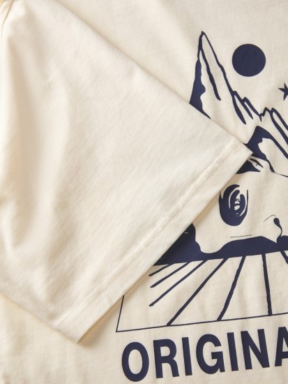 Jack & Jones Bellagio Collage Crew Neck T-Shirt Antique White - T-krekli - T-krekli - 2XL-14XL