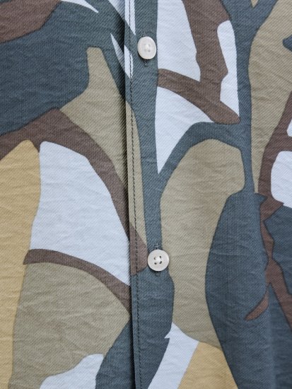 Jack & Jones Vira Marshall AOP Short Sleeve Shirt Silver Sage - Krekli - Krekli - 2XL-8XL