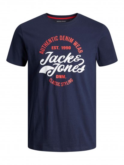Jack & Jones JJBRAT T-Shirt Navy - T-krekli - T-krekli - 2XL-14XL
