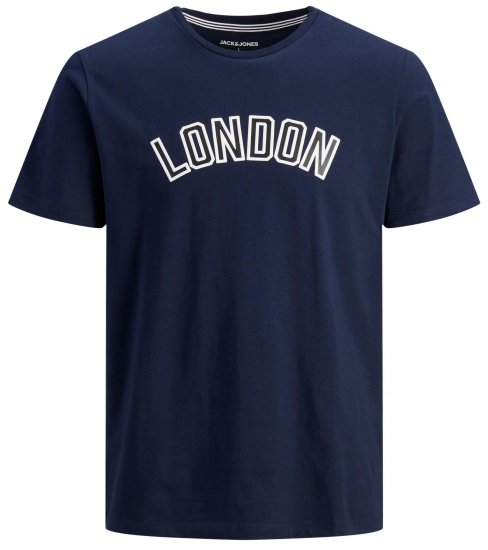 Jack & Jones JJCITY T-Shirt Navy - T-krekli - T-krekli - 2XL-14XL