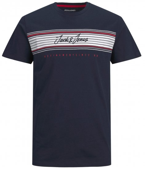 Jack & Jones JJLEO T-shirt Navy - T-krekli - T-krekli - 2XL-14XL