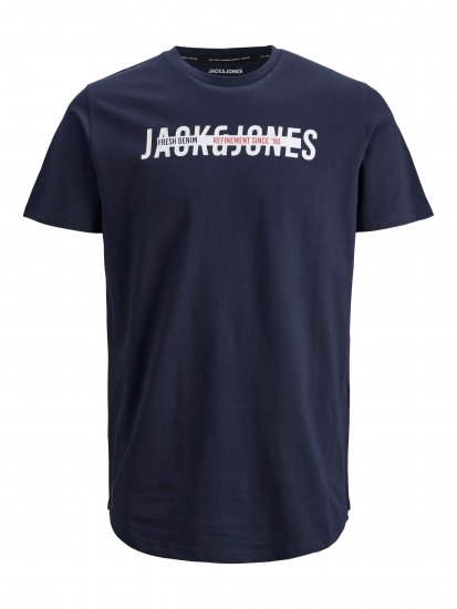 Jack & Jones JJTEO T-Shirt Navy - T-krekli - T-krekli - 2XL-14XL