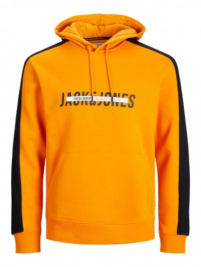 Jack & Jones JJCUT SWEAT Hoodie Orange - Džemperi un džemperi ar kapuci - Džemperi - 2XL-14XL