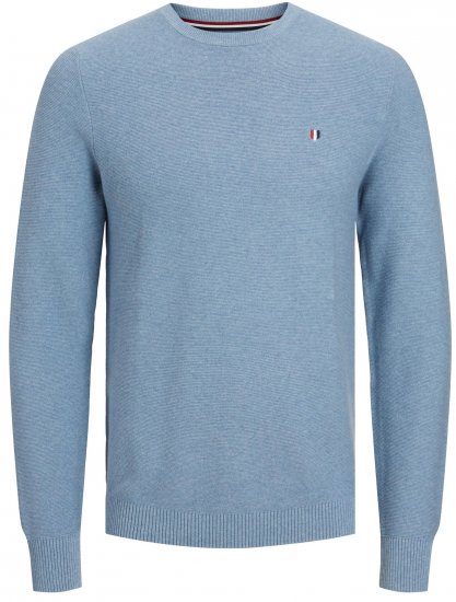 Jack & Jones JPRBLUROY Knitted Sweater Faded Denim - Džemperi un džemperi ar kapuci - Džemperi - 2XL-14XL