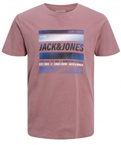 Jack & Jones JCOARC T-Shirt Twilight Mauve - T-krekli - T-krekli - 2XL-14XL