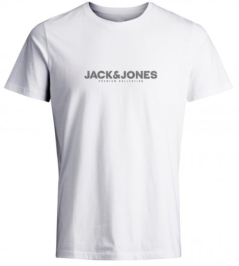 Jack & Jones JPRBLABOOSTER T-Shirt White - T-krekli - T-krekli - 2XL-14XL
