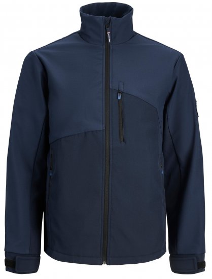 jack & Jones JCOARC Softshell Jacket Navy - Jakas & Lietus apģērbs - Jakas - 2XL-12XL