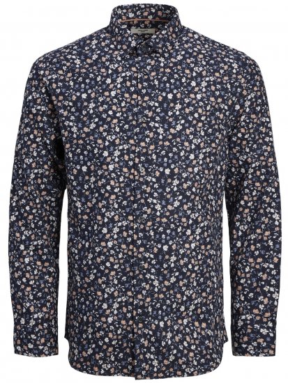 Jack & Jones JPRBLANORDIC LS Shirt Night Sky - Krekli - Krekli - 2XL-8XL