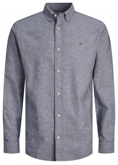 Jack & Jones JPRBLUSUMMER SHIELD LS Shirt Faded Denim - Krekli - Krekli - 2XL-8XL
