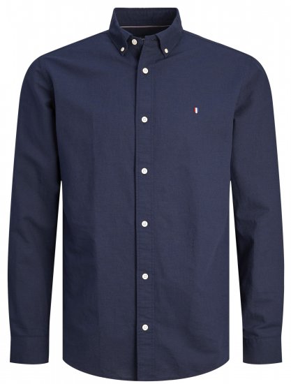 Jack & Jones JPRBLUSUMMER SHIELD LS Shirt Navy Blazer - Krekli - Krekli - 2XL-8XL