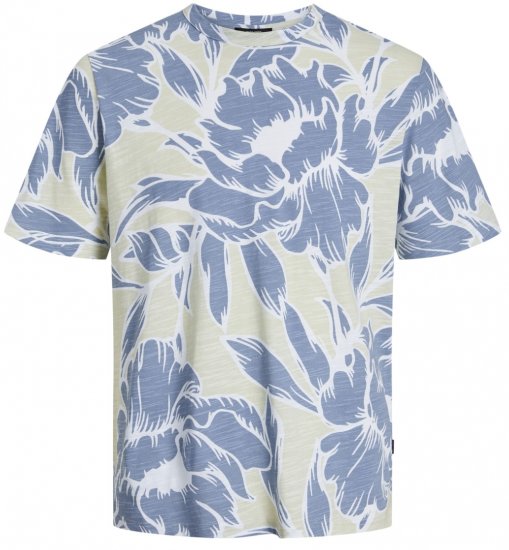 Jack & Jones JPRBLAPALMA AOP T-Shirt Green Tint - T-krekli - T-krekli - 2XL-14XL