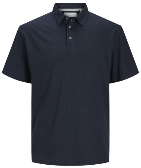Jack & Jones JPRCC Soft Linen Blend Polo Night Sky - Polo krekli - Polo krekli - 2XL-8XL