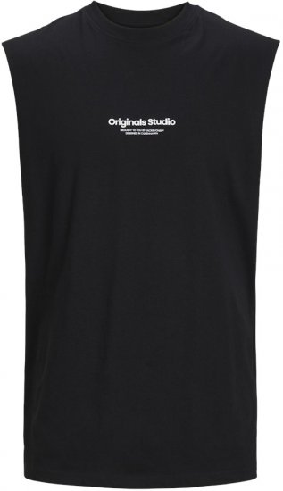 Jack & Jones VESTERBRO Sleeveless T-Shirt Black - T-krekli - T-krekli - 2XL-14XL