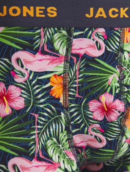 Jack & Jones JACPINK FLAMINGO TRUNKS 5 PACK Navy Blazer - Apakšveļa un peldšorti - Apakšveļa - 2XL-8XL
