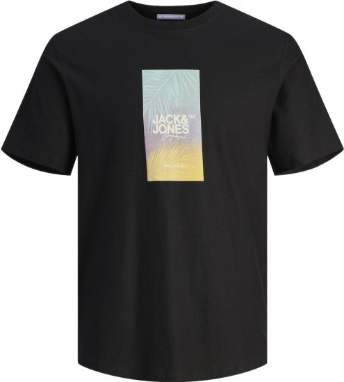 Jack & Jones JORARUBA Sunset Branding T-shirt Black - T-krekli - T-krekli - 2XL-14XL